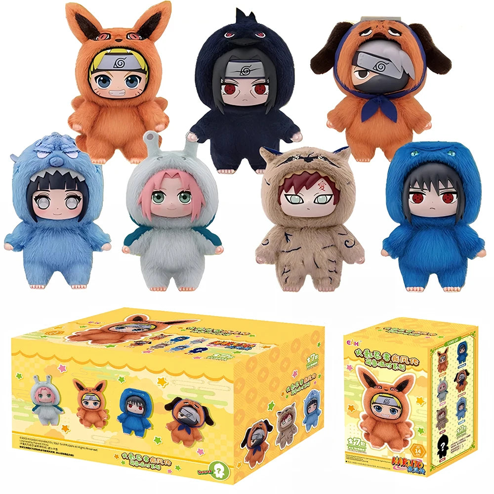 Naruto Shippuden 'Beast Party' Blind Box – Plush & Figure Mystery Collectible | Eaki Collectie Cadeau