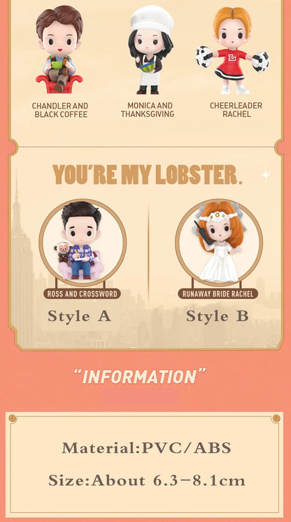 POP MART Friends TV Series Mystery Blind Box – Verrassingsfiguur Collectible